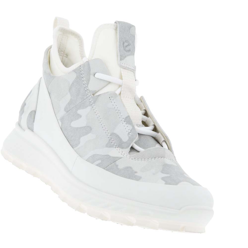 Women's Ecco Exostrike Low Sneakers White | Canada 221MQZ